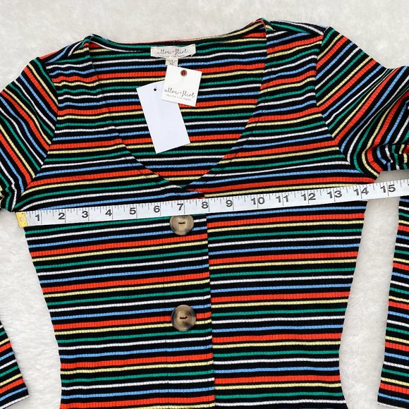 Ultra Flirt Womens Bodycon Dress Franklin Stripe, Knee Length, XS - Picture 8 of 12